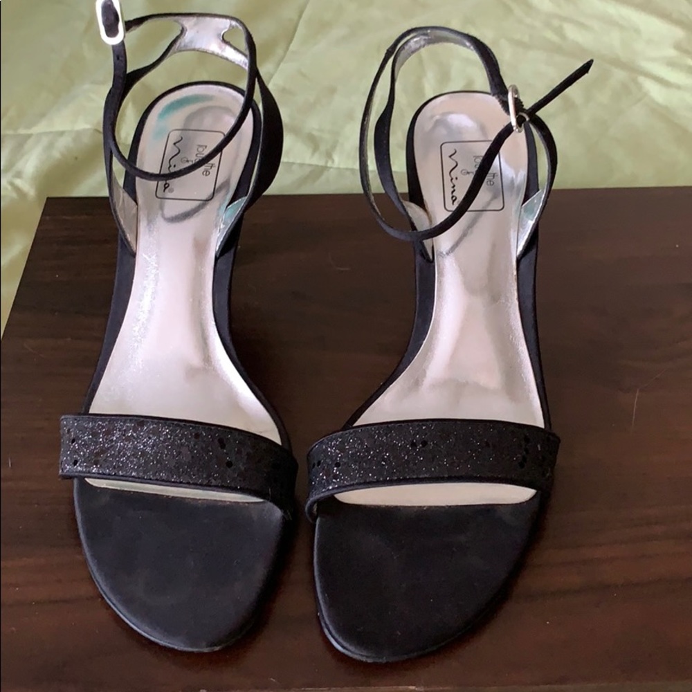 Black Touch of Nina Occasion Shoes - 9 1/2